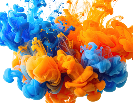 Abstract Ink Explosion