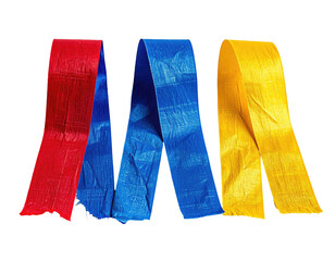 Fototapeta premium Three colorful ribbons