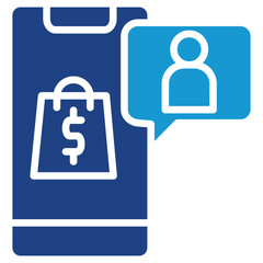 Digital Consumer glyph color icon