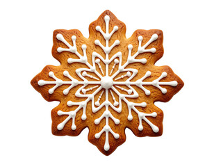 Detailed image of a decorated gingerbread cookie