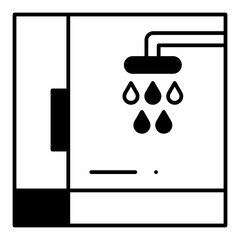 Shower dualtone icon