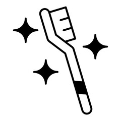 Toothbrush dualtone icon