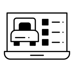 Reservation dualtone icon