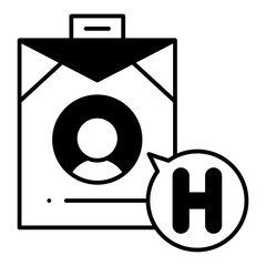 ID Card dualtone icon