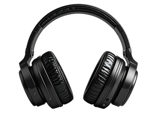Front view of black over-ear headphones (1)