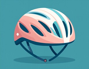 Protective Cyclist Helmet: A modern cycling helmet in vibrant colors, symbolizing safety and adventure, designed to provide crucial head protection for cyclists of all ages.