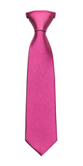 Vibrant pink necktie, perfect for adding a pop of color to any business or formal outfit, elegant style