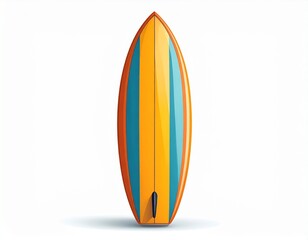 Surfboard: Capture the essence of aquatic adventure. A beautifully crafted surfboard, showcasing sleek design and vibrant colors, beckons the waves. This image is all about enjoying the ride!