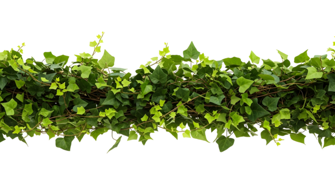 Lush green ivy vine garland for design elements