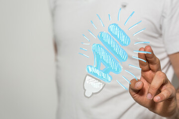 Creative idea, innovation, solution, inspiration, technology, progress, future, success, energy,...