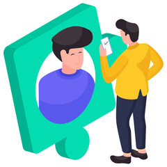 Modern design illustration of problem solving 