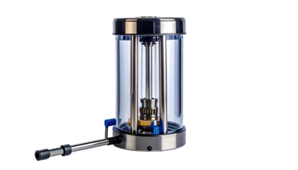 Cylindrical clear transparent water filtration or purification apparatus