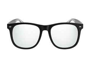 Fototapeta premium Black sunglasses front view