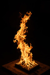 Fire and flame
