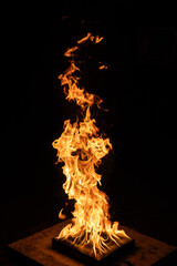 Fire and flame