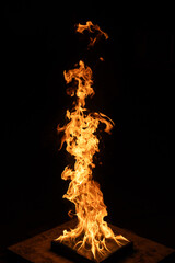 Fire and flame