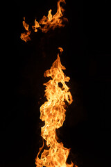 Fire and flame