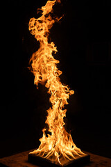 Fire and flame