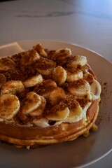 pancakes on a plate
