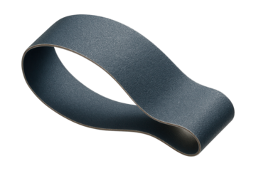 Flexible cloth sanding belt ideal for contour sanding in custom cabinetry.