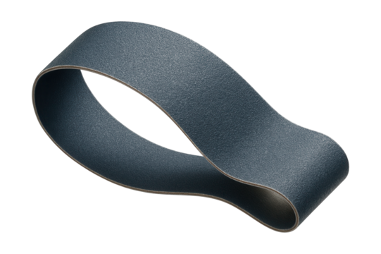 Flexible cloth sanding belt ideal for contour sanding in custom cabinetry.