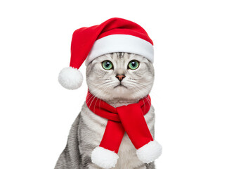 santa claus isolated on white background