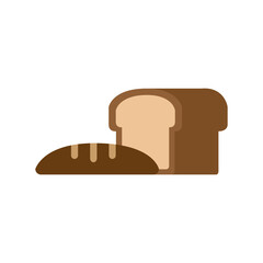 Two Loaves of Bread One Sliced And One Baguette Style With A Transparent Background
