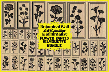 15 Minimalist Flower Panel Designs