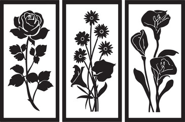 15 Minimalist Flower Panel Designs