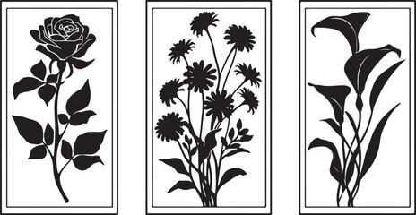 15 Minimalist Flower Panel Designs
