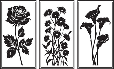 15 Minimalist Flower Panel Designs