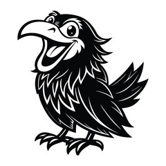 Eagle head vector illustration of a bird mascot