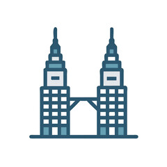 Fototapeta premium city skyline vector illustration