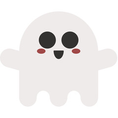 Simple cute Halloween character graphic elements by Zafranm