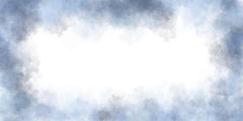 A transparent, fluffy black-blue cloud of smoke frame . A dark, mystical fog..