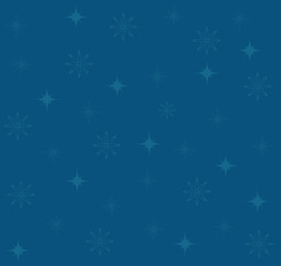 Elegant blue winter background with subtle glowing stars and soft texture. Perfect for Christmas greeting cards, invitations, posters, wrapping paper, and festive seasonal designs.