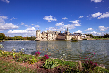 Chateau de Chantilly, exteriors and details, Oise, France