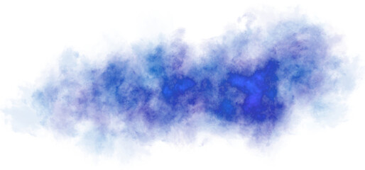 Multicolored bright neon smoke, transparent blue fog