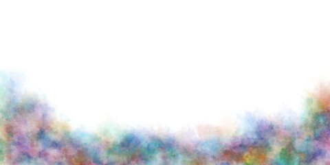 Multicolored bright neon smoke, transparent colored fog