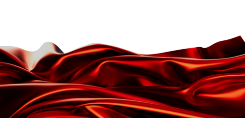 Luxurious red silk fabric waves.  Perfect for elegant designs.