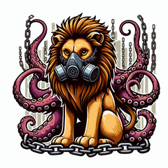 A cartoon illustration of a smiling male chef preparing and arranging grilled skewers on a wooden board with sauce.