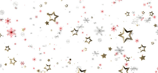 A beautiful holiday background with golden stars and snowflakes. Perfect for Christmas, New Year, winter themes, and festive celebrations.