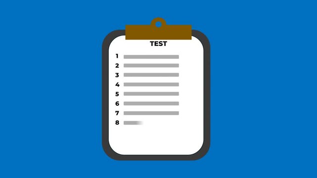 Getting a Perfect Score of 100 on a Test Animation