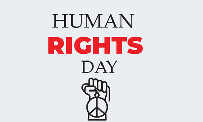 World human rights day banner 2025