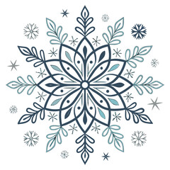 Intricate snowflake design