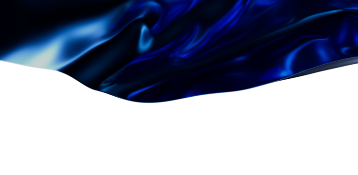 Elegant abstract image featuring a dark blue flowing silk fabric. The textures are rich and create a sense of movement and luxury. Perfect for b