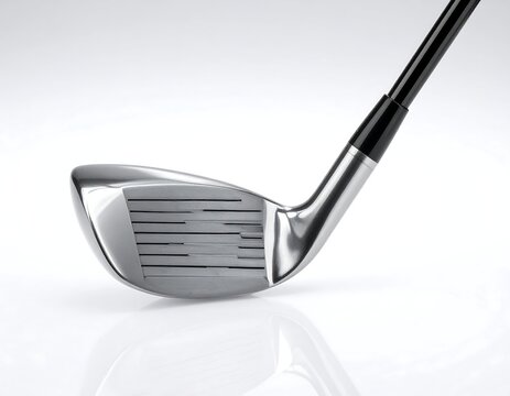 Close-up golf club head - Powered by Adobe
