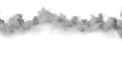  hazy atmosphere. Isolated on transparent background, png