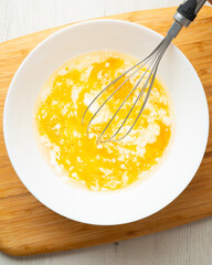 Whole-wheat cake with baked pear and cinnamon. Step-by-step recipe to learn how to cook.