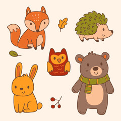Autumn Animal Collection